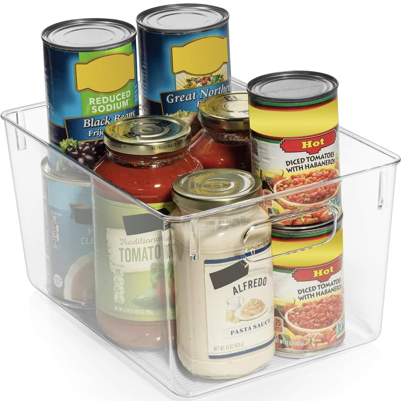 ZHOHO TANT Stackable Clear Plastic Storage Bins, Pantry & Fridge Organizers, Kitchen & Bathroom Storage Containers — image 5 of 9